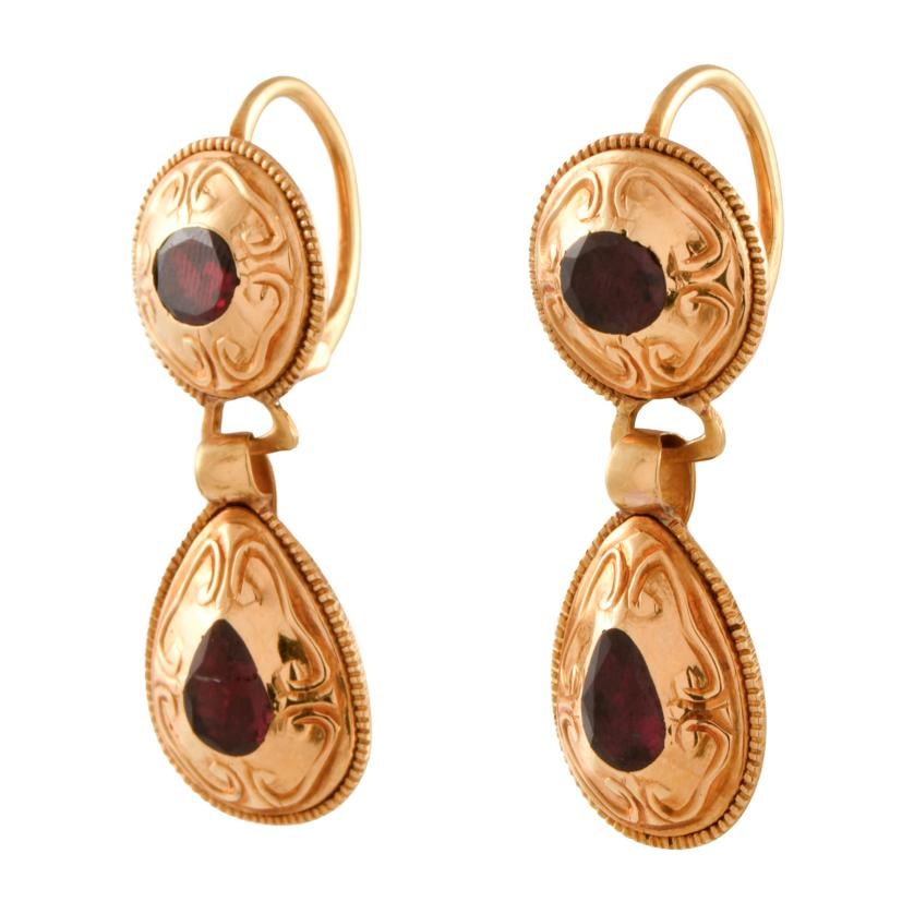 Catalan earrings, early 19th century (1 of 1)
