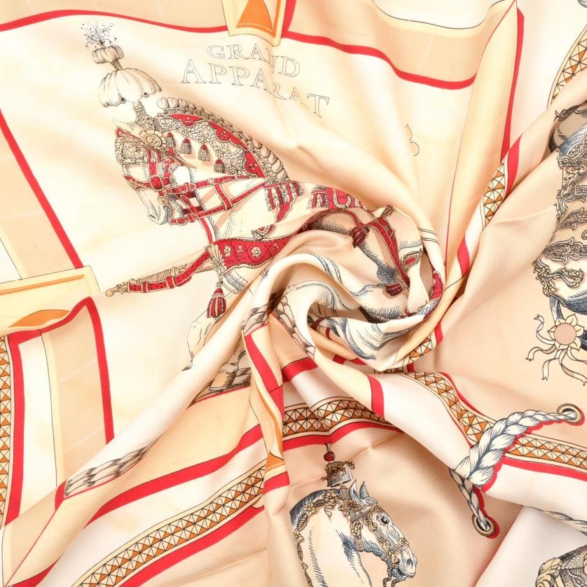 HERMÈS. 'Grand Apparat' shawl. (1 of 2)