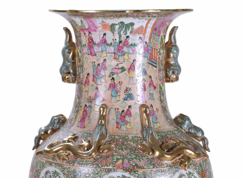 LARGE CHINESE VASE, FIRST HALF OF THE 20TH CENTURY. (1 of 7)