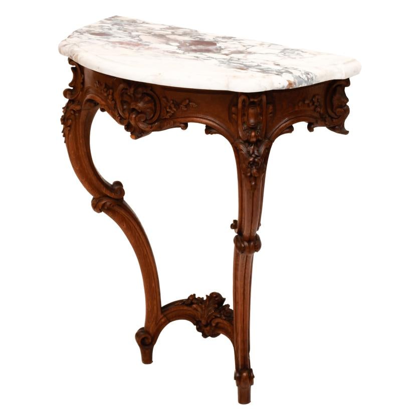 Regency-style wall console table. (1 of 4)