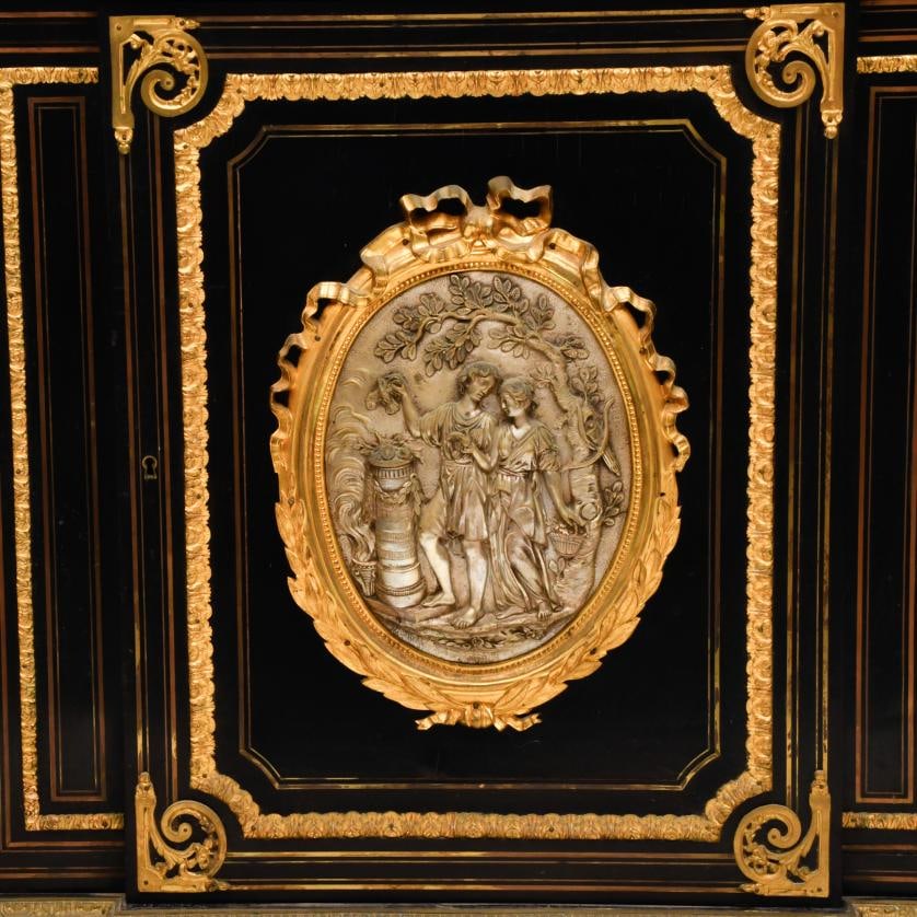 Cabinet, Napoleon III style, 20th century. (1 of 6)