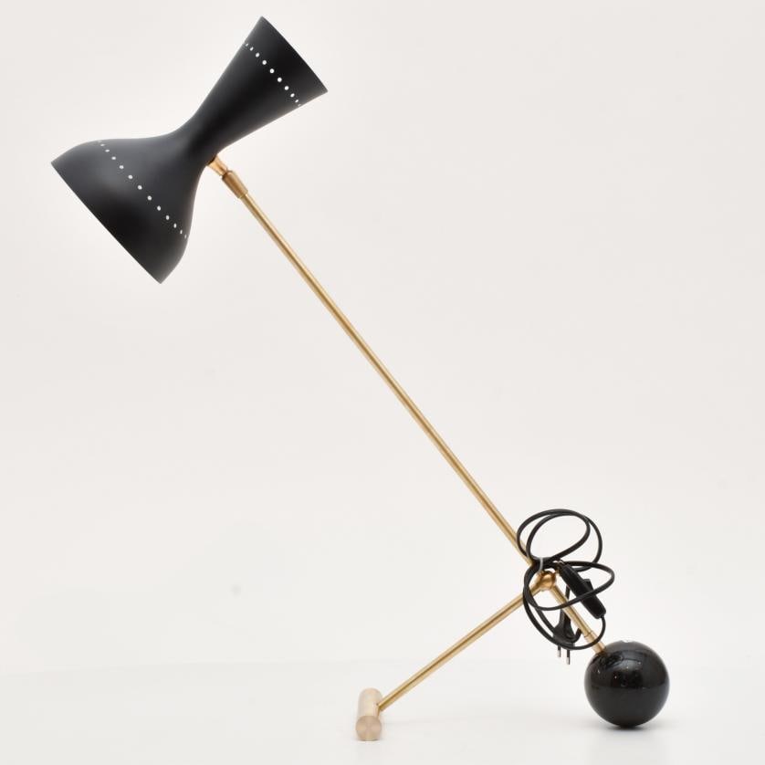 Italian table lamp, mid 20th century. (1 of 2)