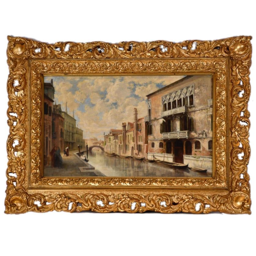 EDOUARD LOBJOY (XIX). 'Venice', 1884. (1 of 4)