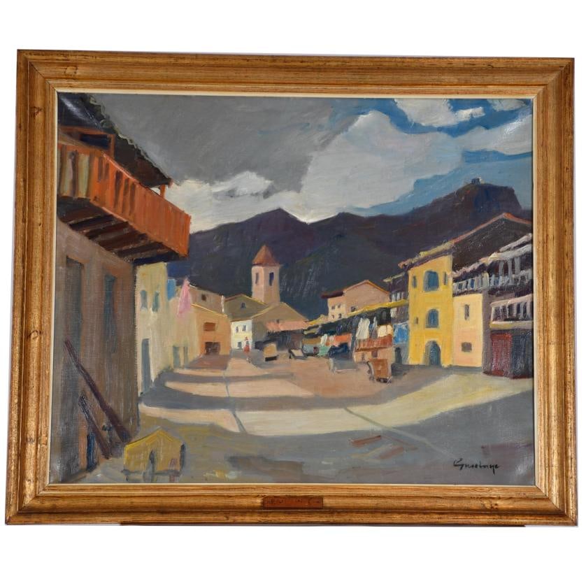 PERE GUSSINYÉ GIRONELLA (1898-1980). 'Olot', 1969. (1 of 4)