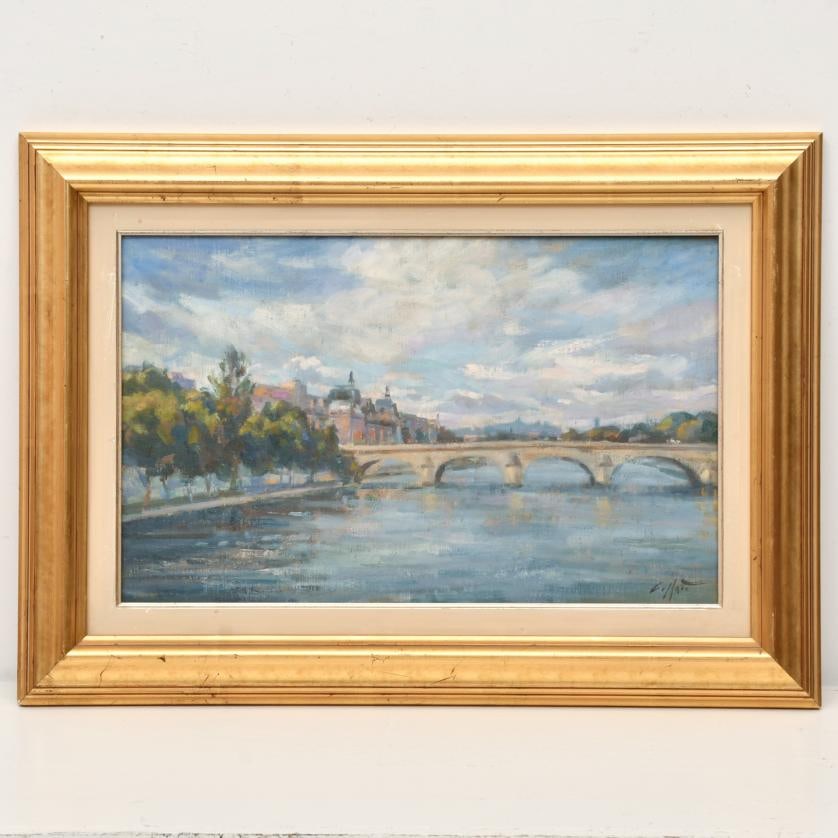 JUAN COLLADO (20TH CENTURY). "Tarda gris". (1 of 4)