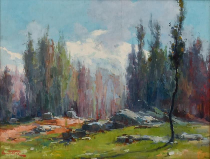 JOSEP VENTOSA DOMÈNECH (1897-1982). "Landscape".: Oil on board. Signed. 33 x 41 cm; 45.5 x 54.5 cm (frame).