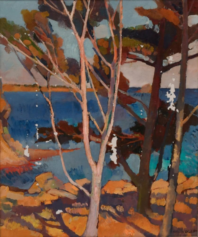 ANTONI PITXOT (1934-2015). "COSTA BRAVA LANDSCAPE". (1 of 4)