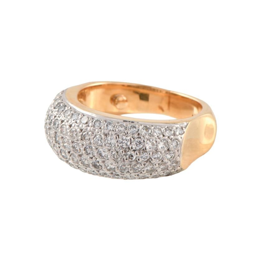 Pavé ring, 1990's. - 2
