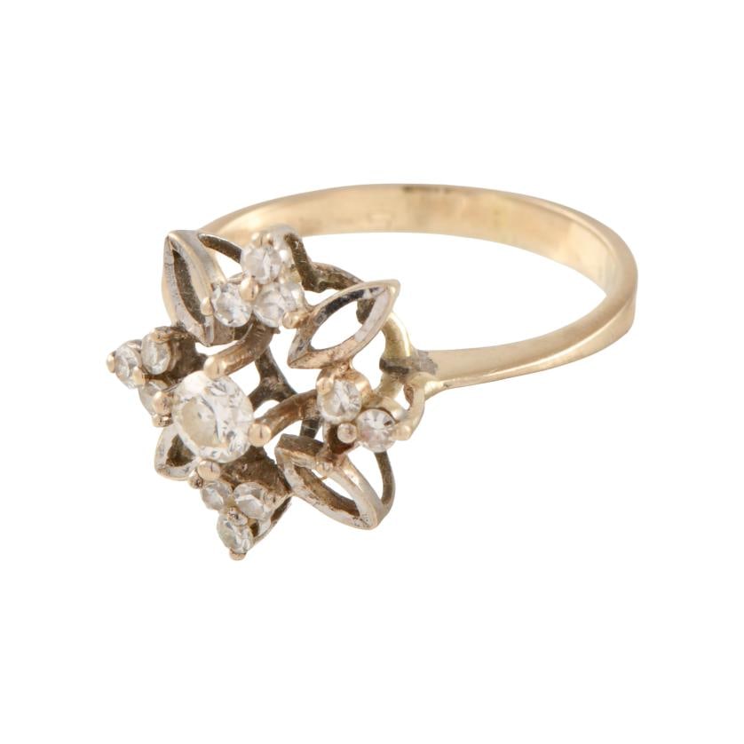 Rosette ring, 1960's. - 2