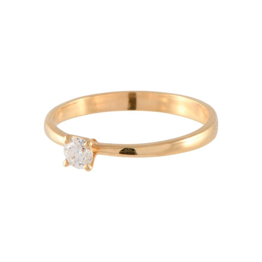 Diamond solitaire ring. - 2