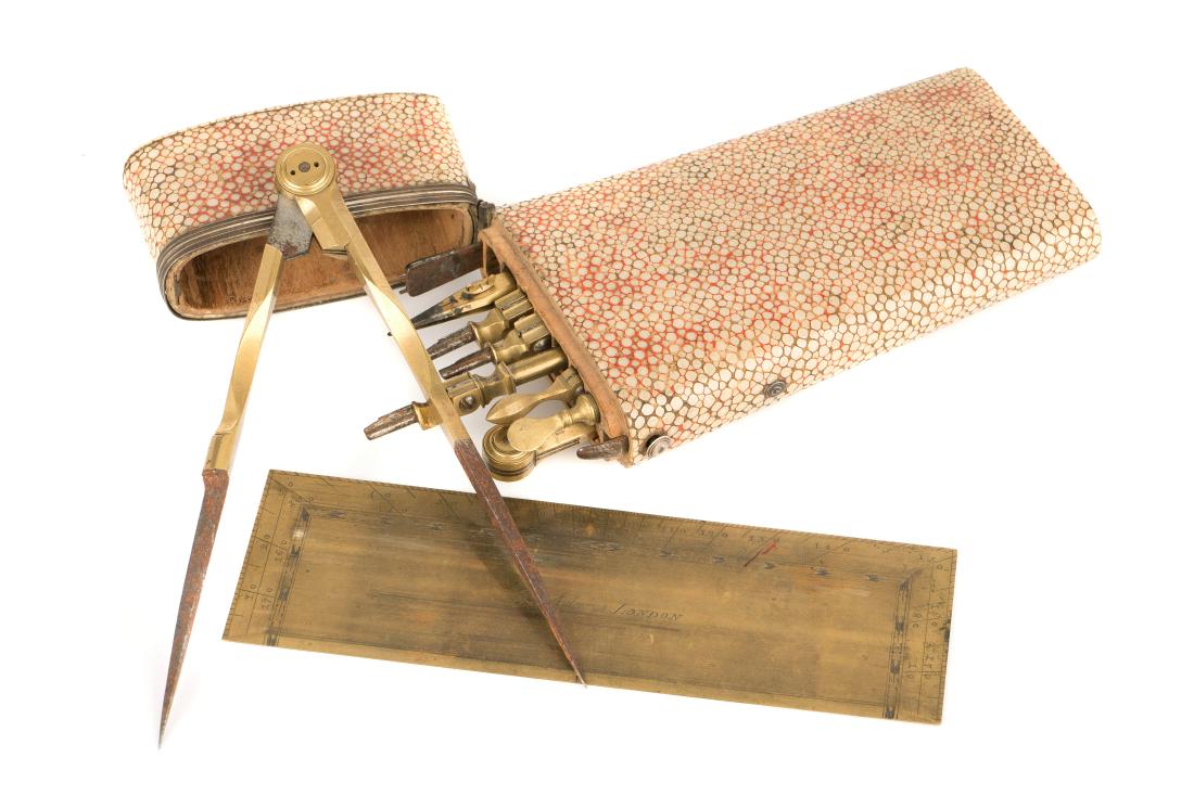 A Pocket Set of Drawing Instruments by George Adams, (1 of 3)