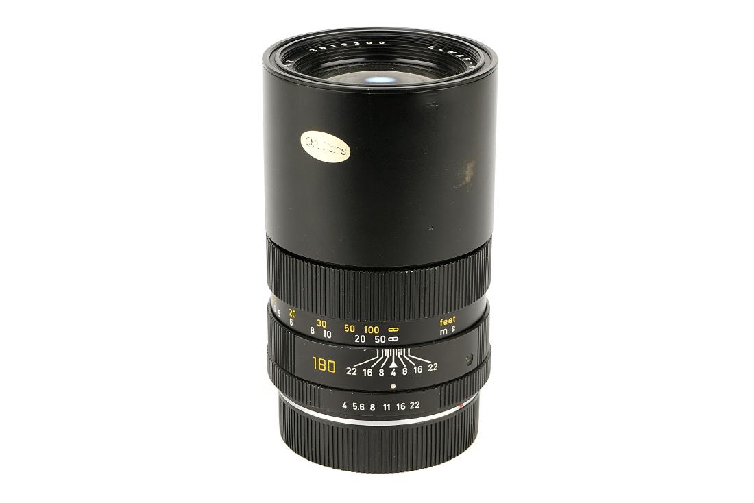 A Leitz Elmar-R f/4 180mm Lens, (1 of 2)