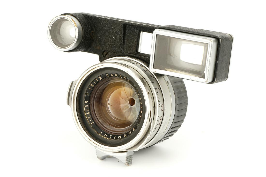 A Leitz Summilux f/1.4 35mm ”Steel Rim’ Lens, (1 of 3)