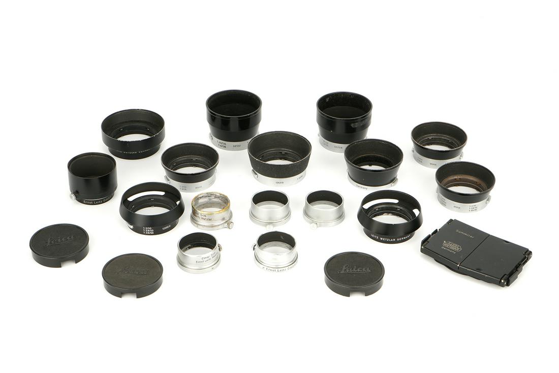 A Selection of Leitz Lens Hoods, (1 of 3)