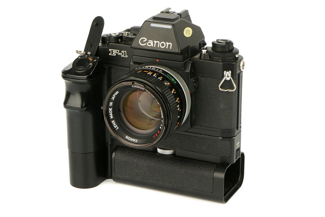 A Canon F-1 New SLR Camera, (1 of 4)