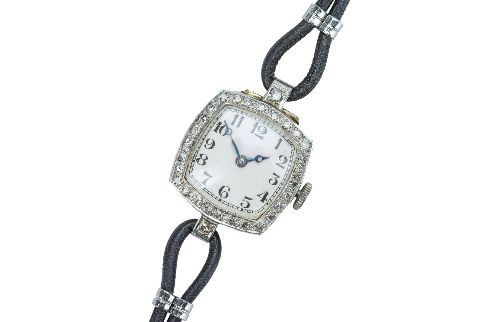 An Edwardian 18 carat gold and diamond cocktail watch. (1 of 3)