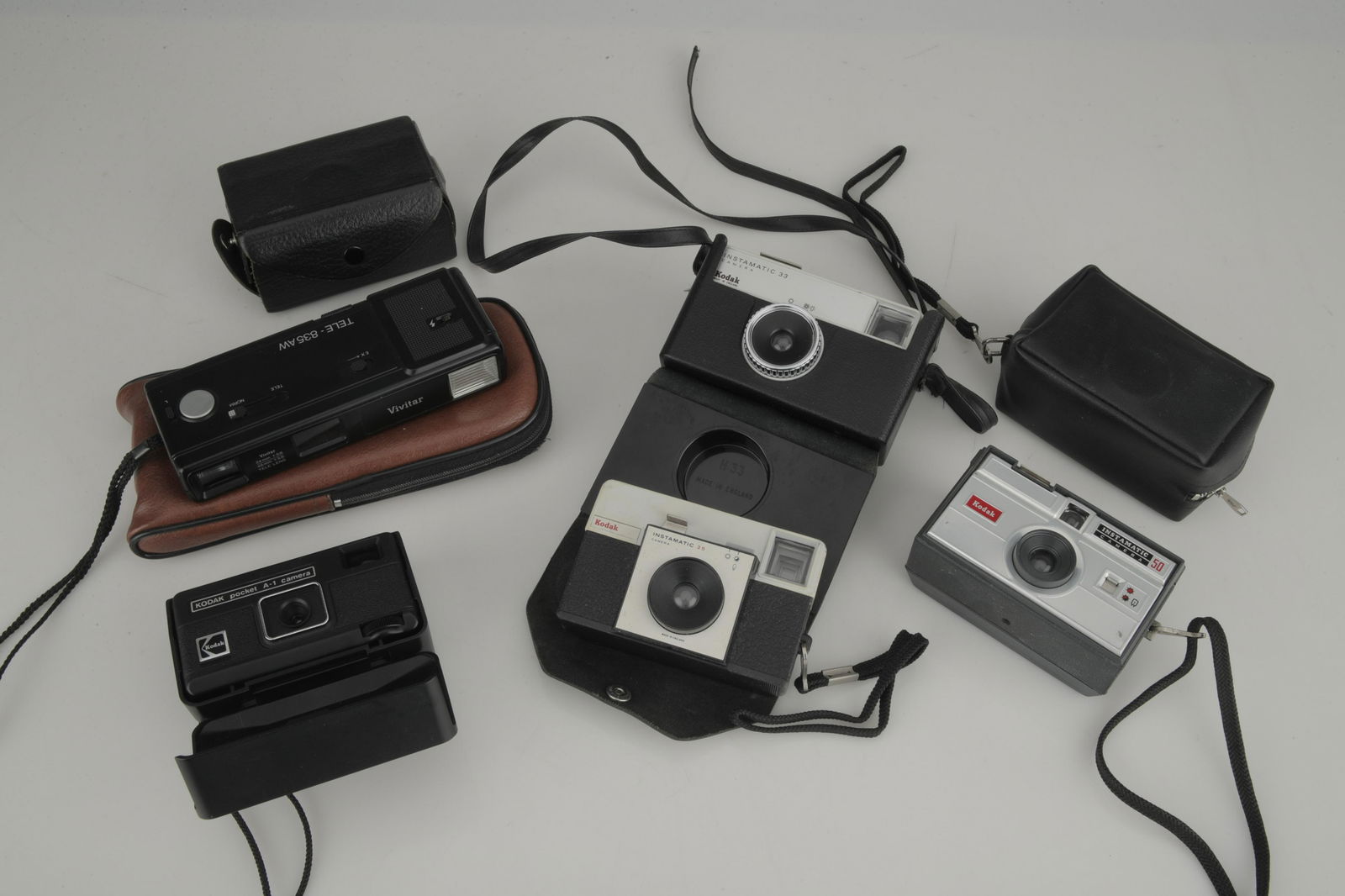 A Good Selection of Kodak Instamatic Cameras, (1 of 1)