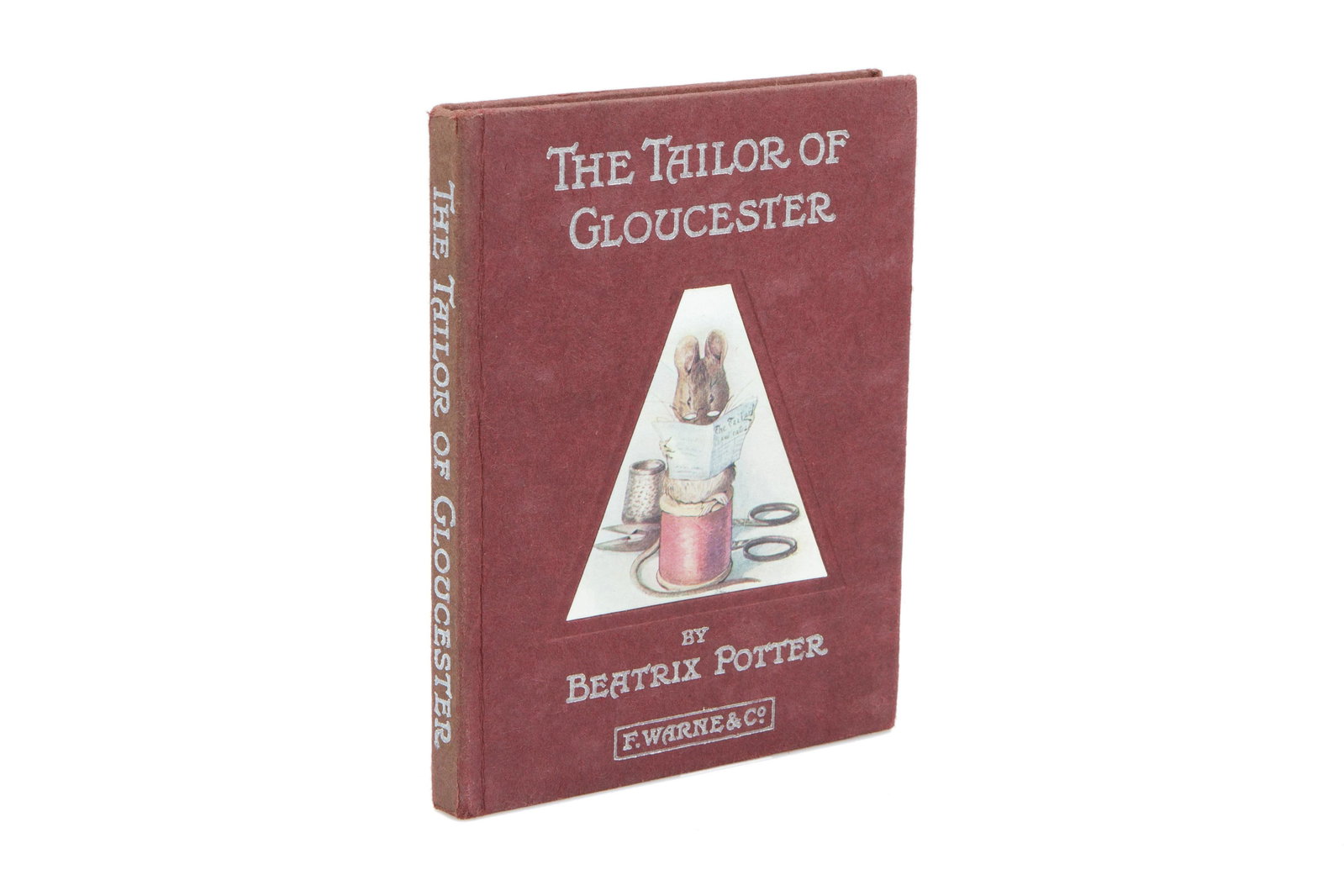 Potter (Beatrix) The Tailor of Gloucester, first trade: Potter (Beatrix) The Tailor of Gloucester, first trade edition, first printing with date, 1903, on title, colour frontispiece, plain title vignette and 26 colour plates, with pictorial endpapers, , or