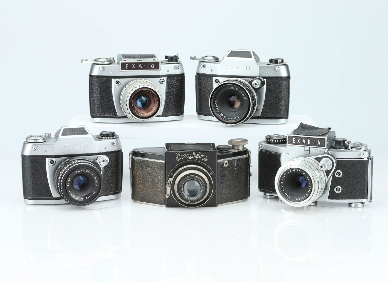 Five Ihagee 35mm SLR Cameras, (1 of 1)