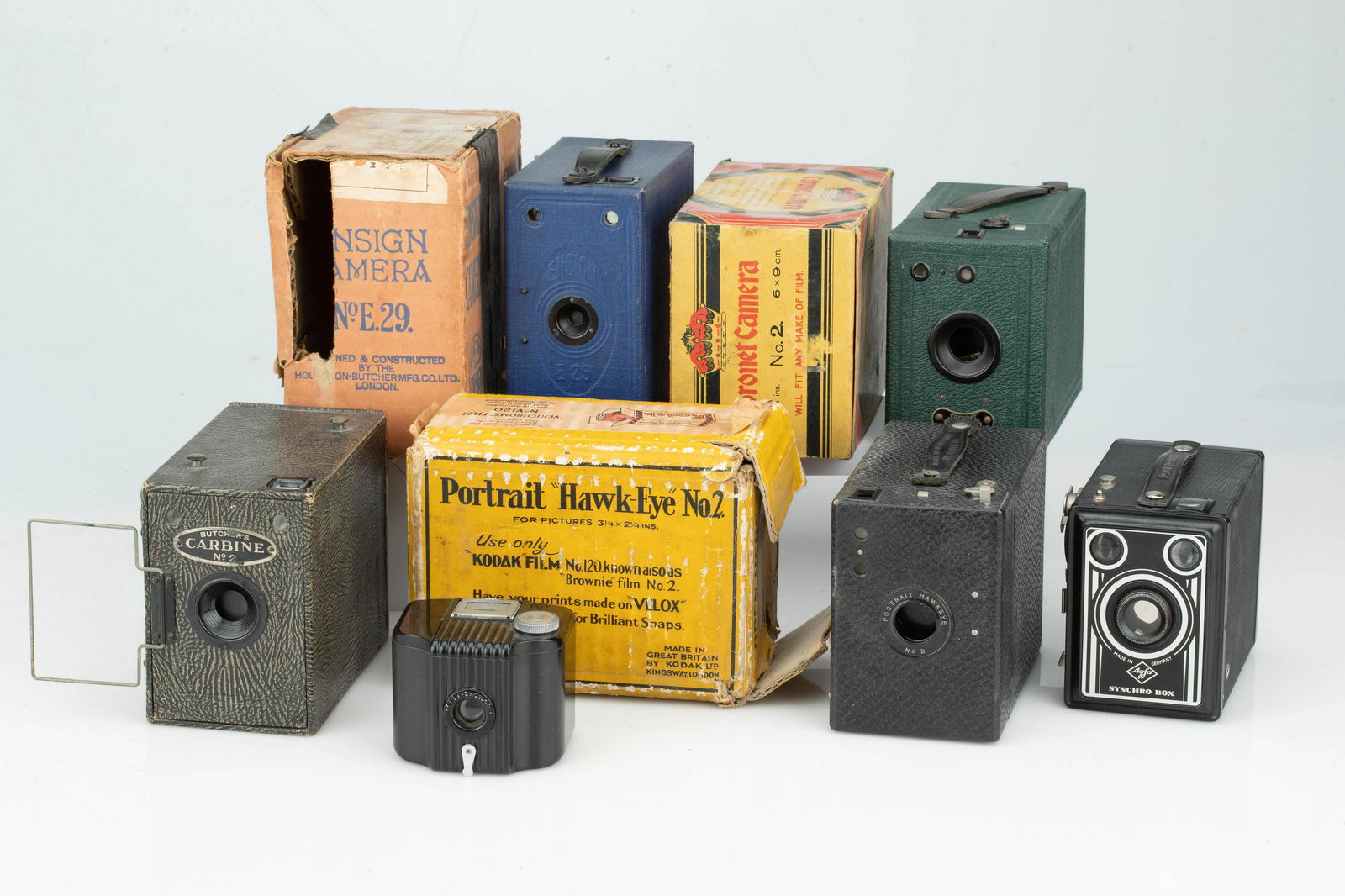A Mixed Selection of Box Type Cameras, (1 of 1)