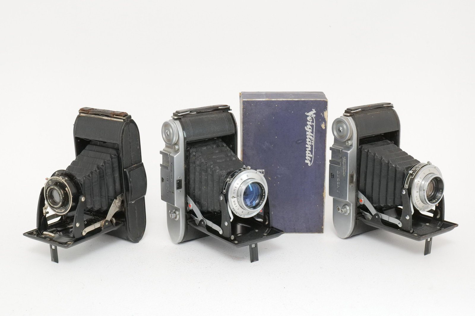 Three Voigtlander Bessa Cameras, (1 of 1)