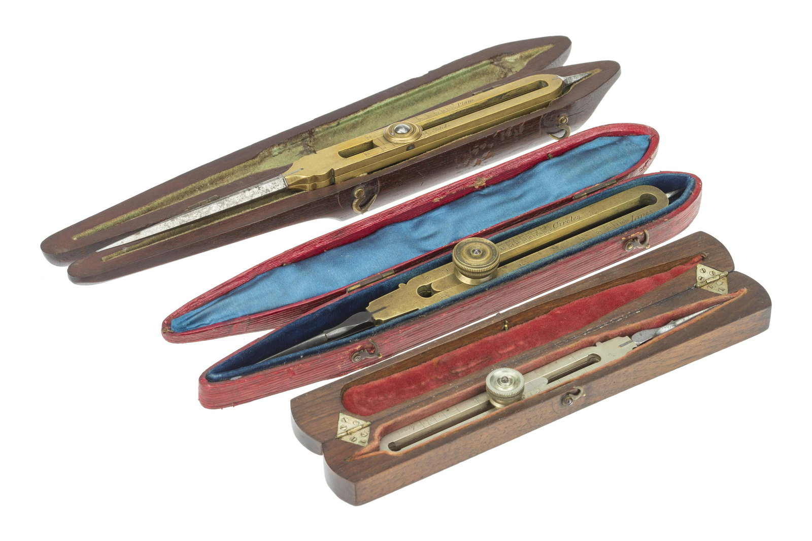 Collection of 3 Pairs of Proportional Dividers, (1 of 1)