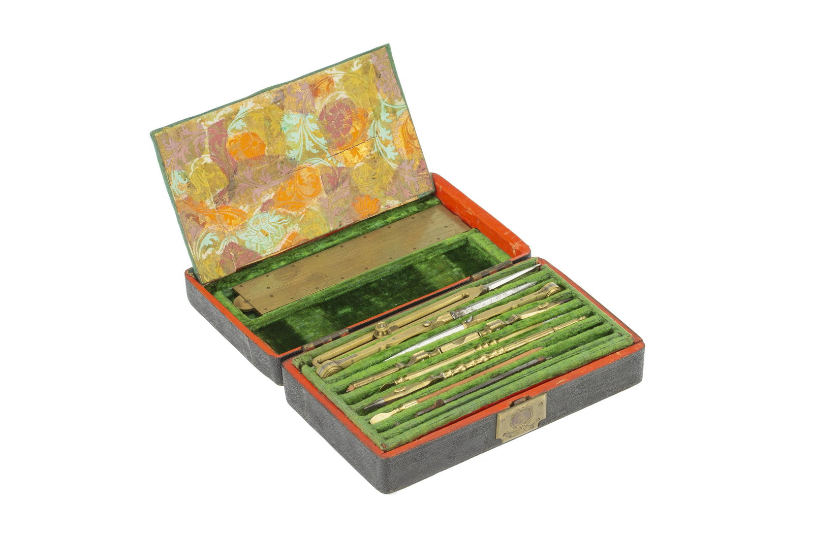 An Early Set of Drawing Instruments by Thomas Heath, (1 of 1)