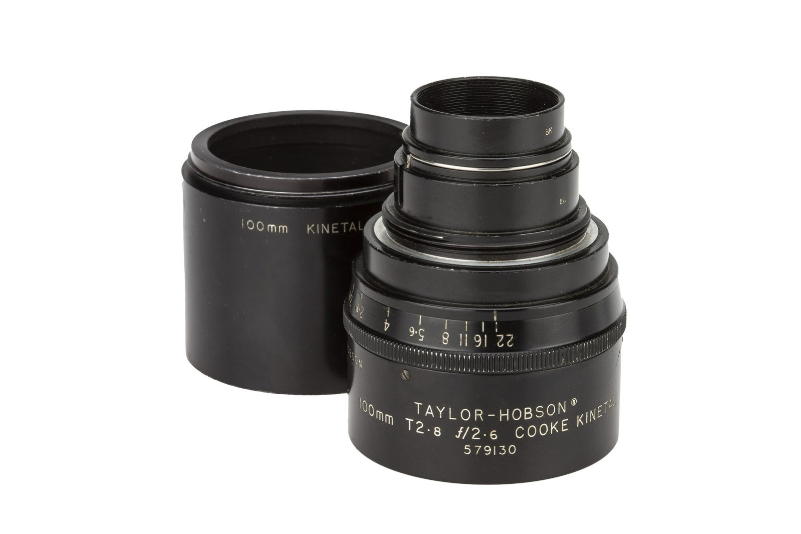 A Taylor Hobson 12.5mm T2 F/1.8 Cooke Kinetal Lens