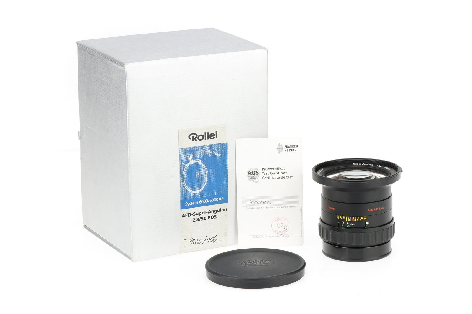 A Rollei AFD-Super Angulon PQS f/2.8 50mm Lens, (1 of 1)