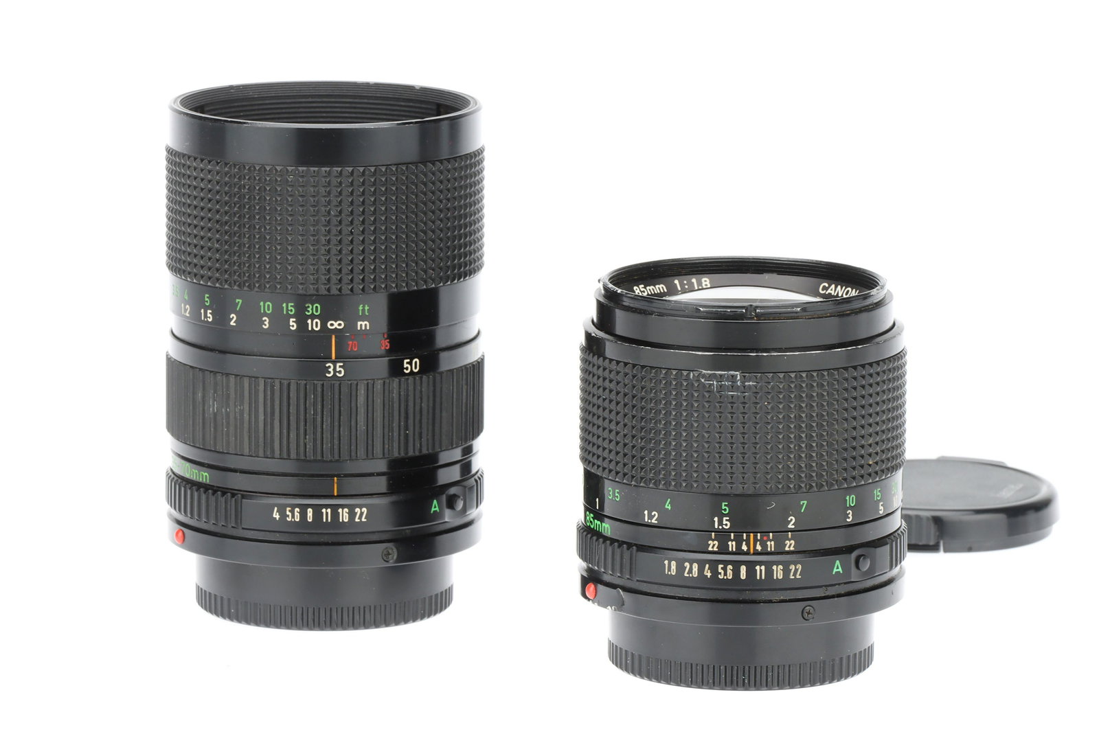 A Canon FD f/1.8 85mm Camera Lens, (1 of 1)