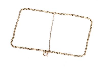 A Belcher Link Yellow Precious Metal Double Strand Bracelet, (1 of 1)