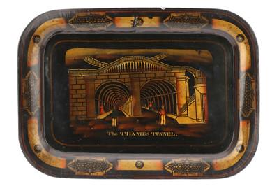 A mid-nineteenth Century Metal Toleware Tray, (1 of 1)