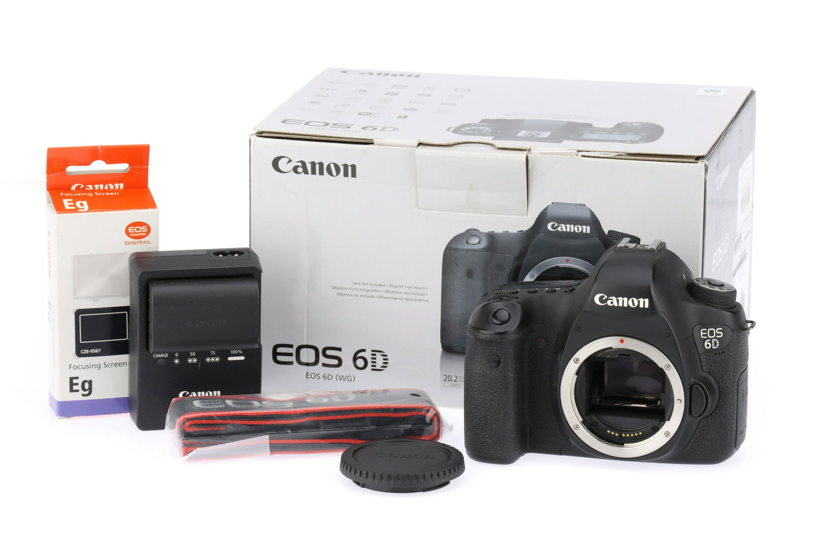 A Canon EOS 6D Digital SLR Camera, (1 of 1)