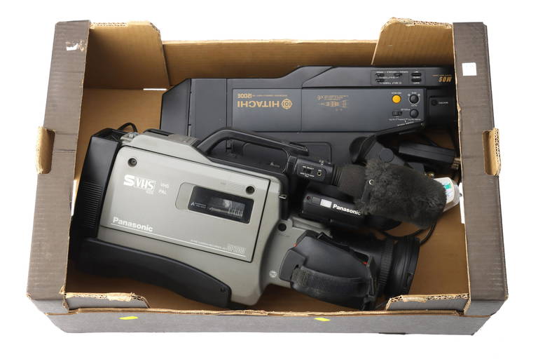 Two Professional VHS Video Recorder Cameras, Jan 05, 2023 Flints