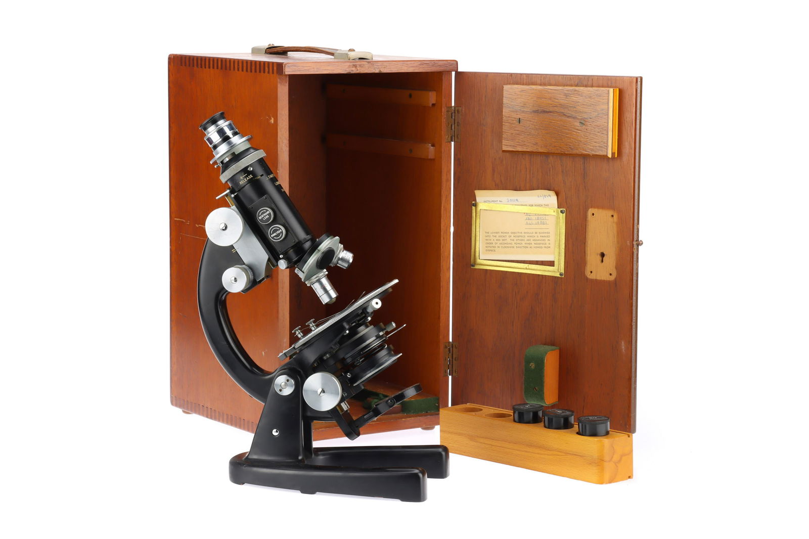 A Large Swift Petrological Polarising Microscope, (1 of 1)