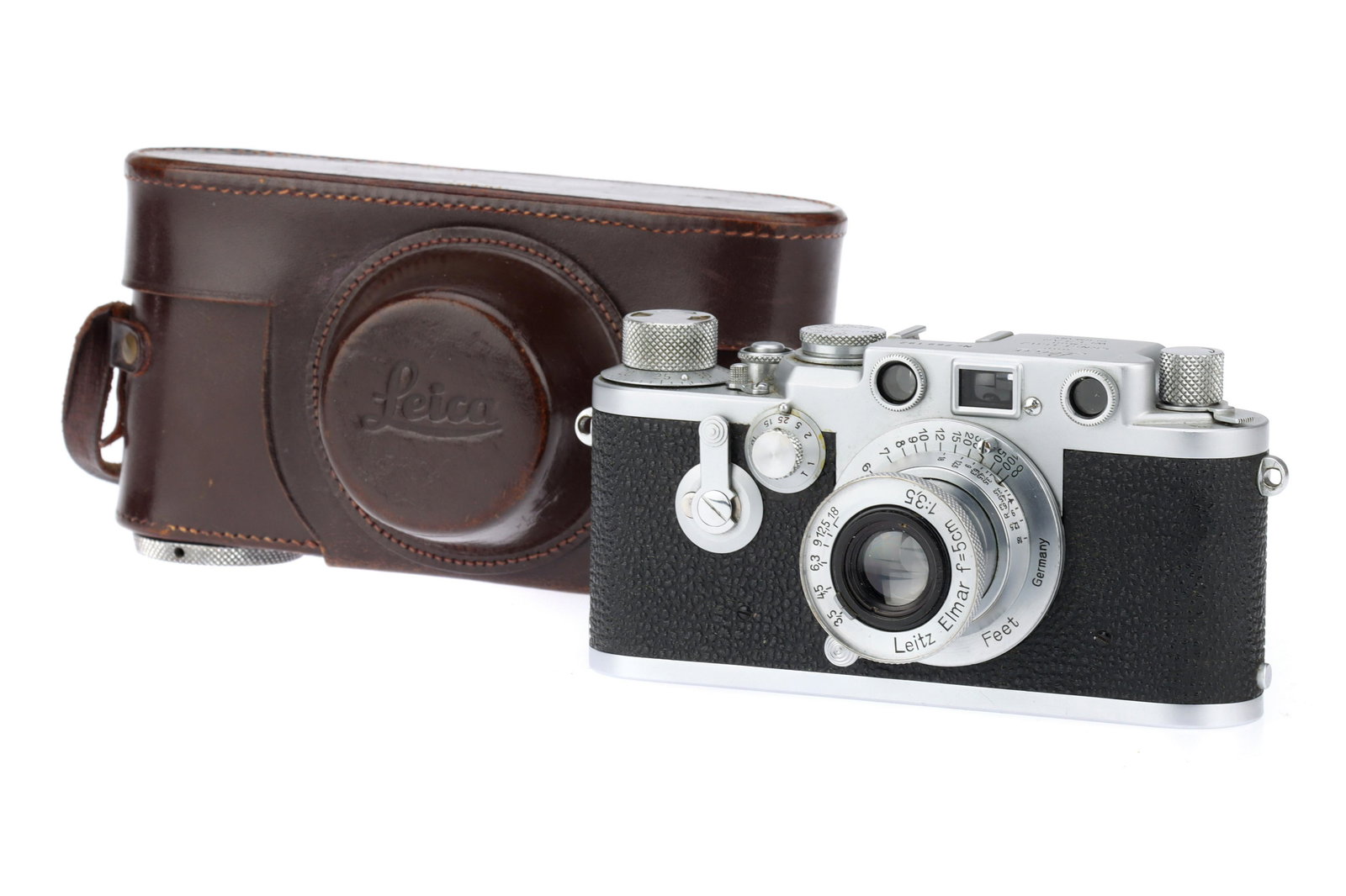 A Leica IIIf Delay 35mm Rangefinder Camera, (1 of 1)