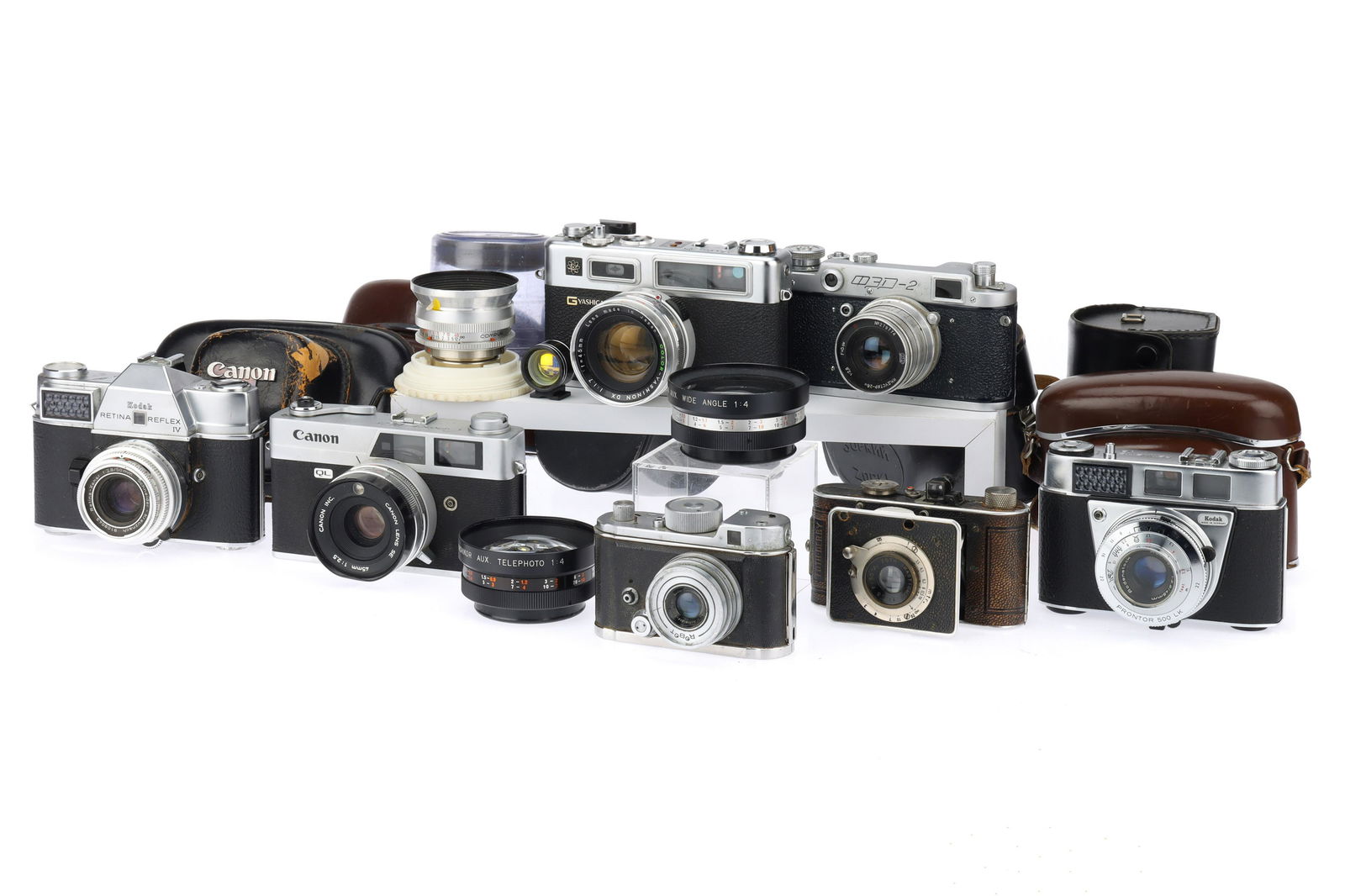 A Mixed Selection of 35mm Film Cameras (1 of 1)