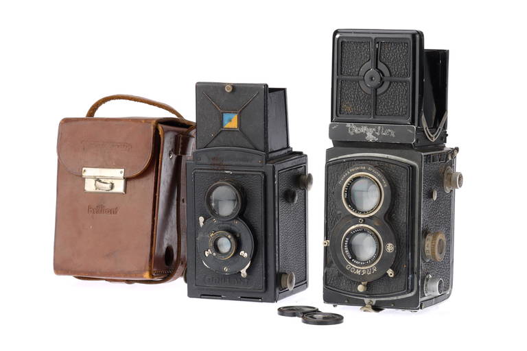 A Standard Rolleiflex Medium Format Tlr Camera,
