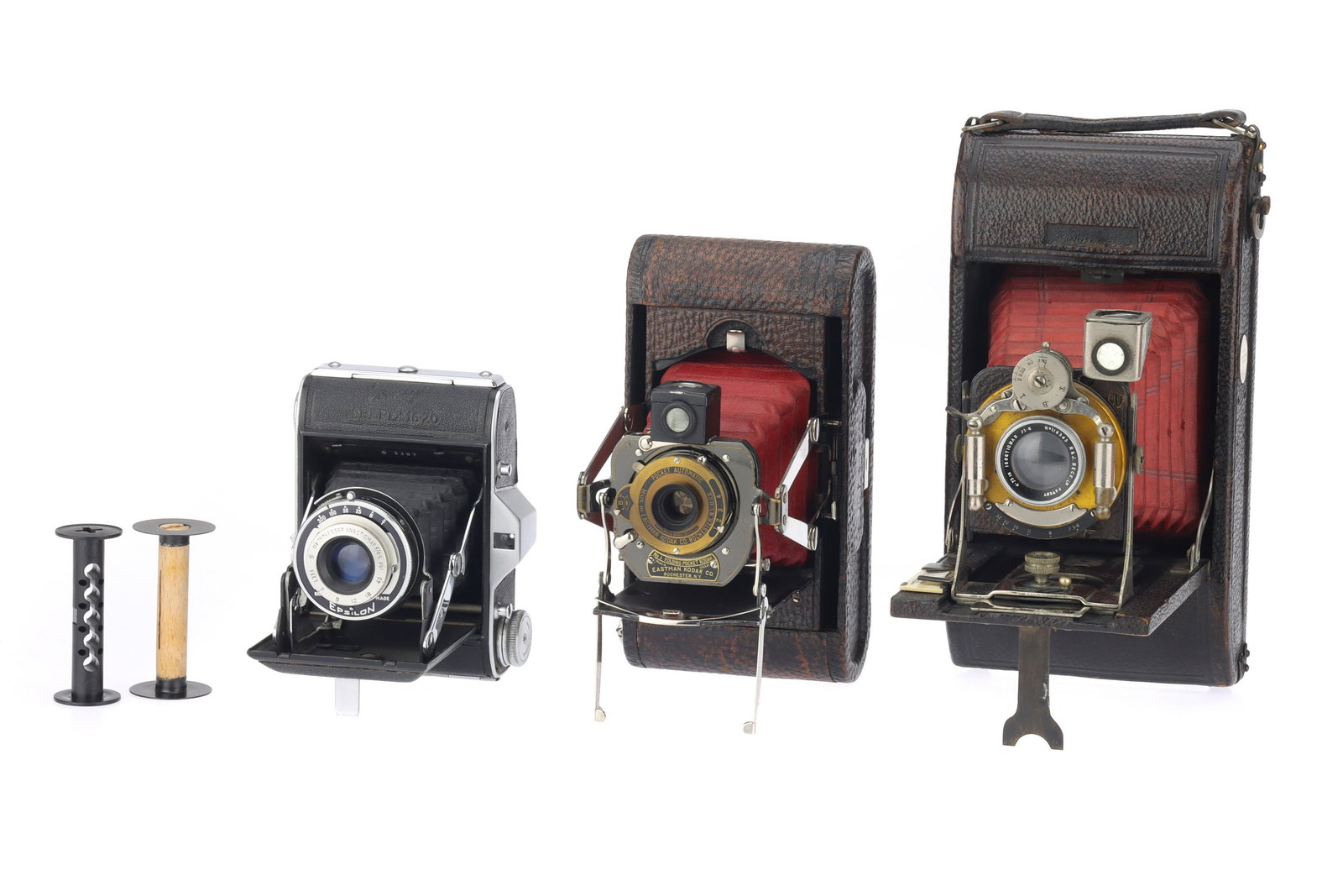 A Selection of Three Folding Cameras, (1 of 1)