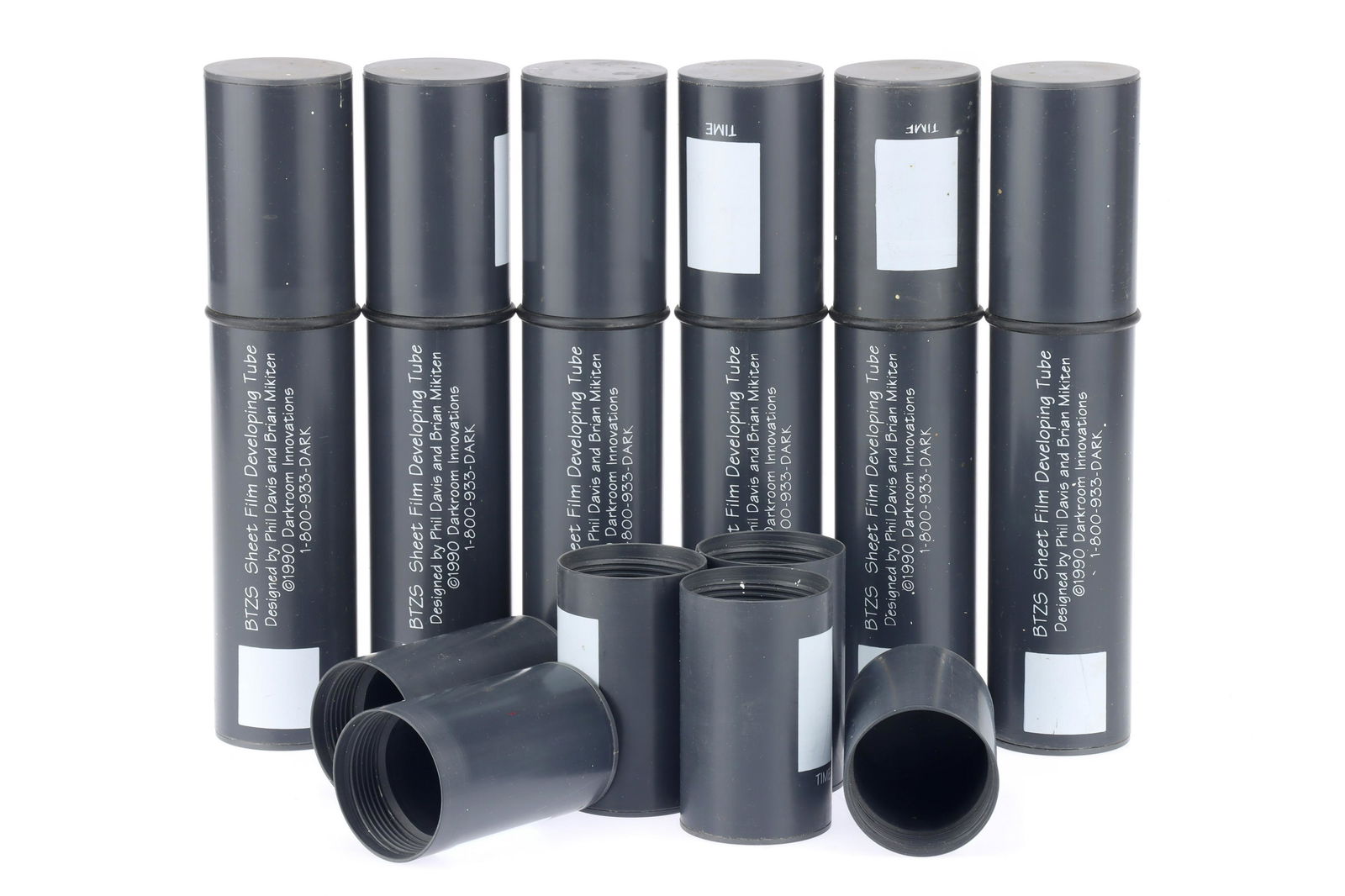 Six BTZS Sheet Film Developing Tubes, Mar 29, 2023 Flints Auctions