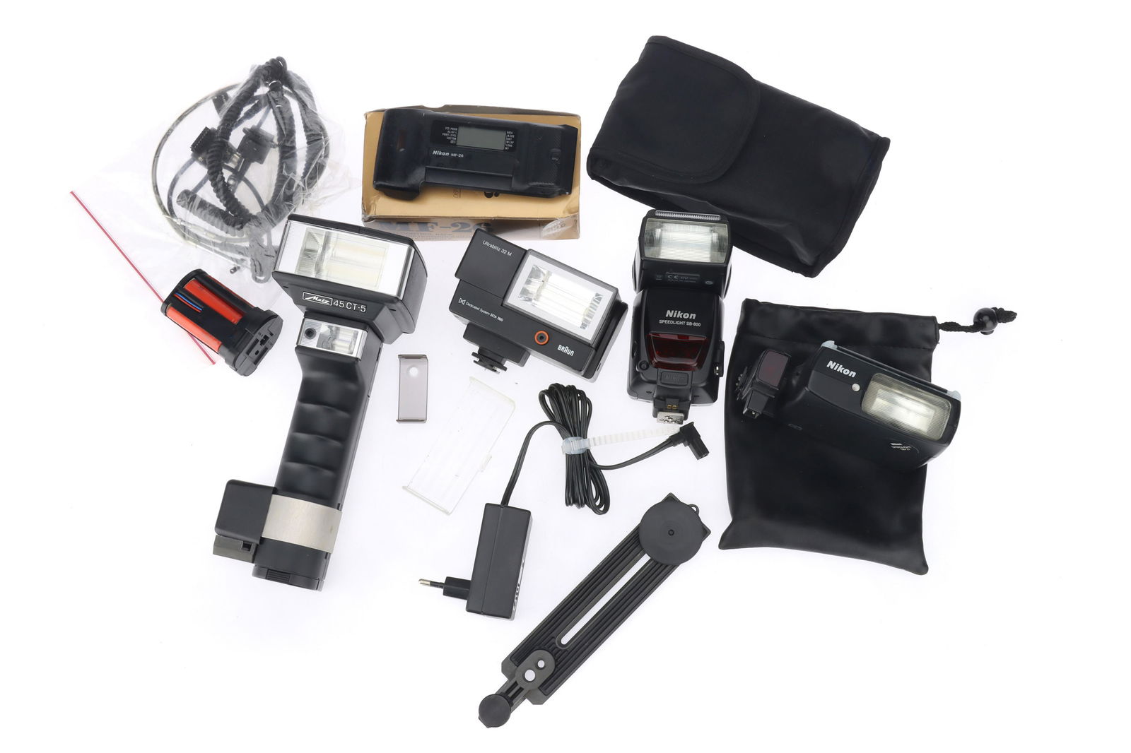 A Mixed Selection of Camera Flash Units, Mar 29, 2023 Flints