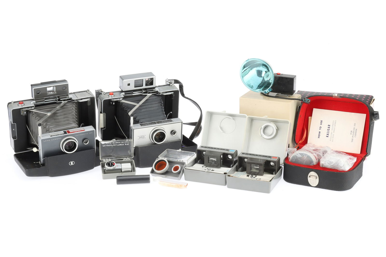 A Selection of Polaroid Instant Cameras & Accessories, (1 of 1)