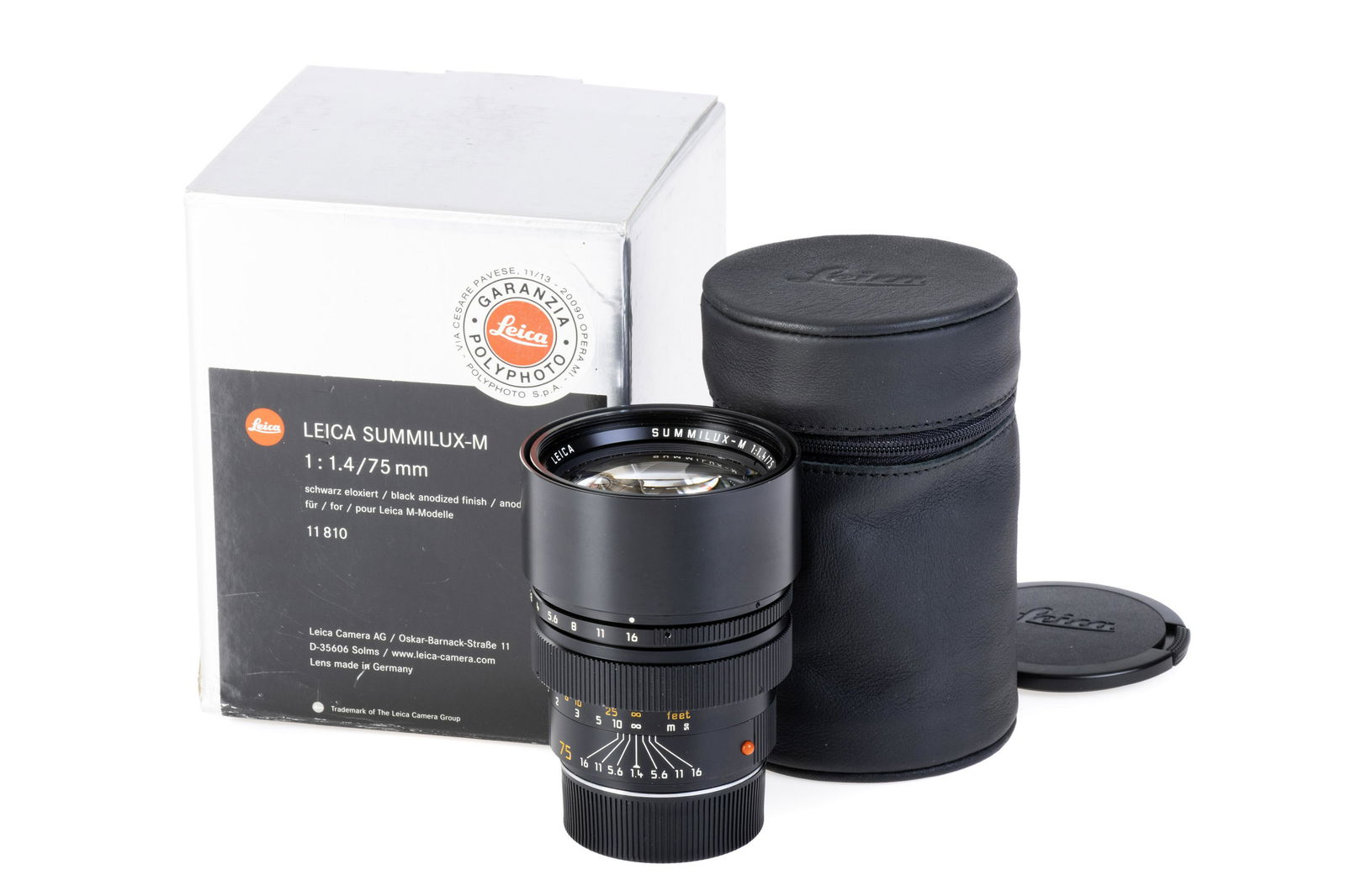 A Leitz Summilux-M f/1.4 75mm Lens, (1 of 1)