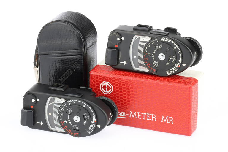 Two Leica Meter Mr Light Meters,