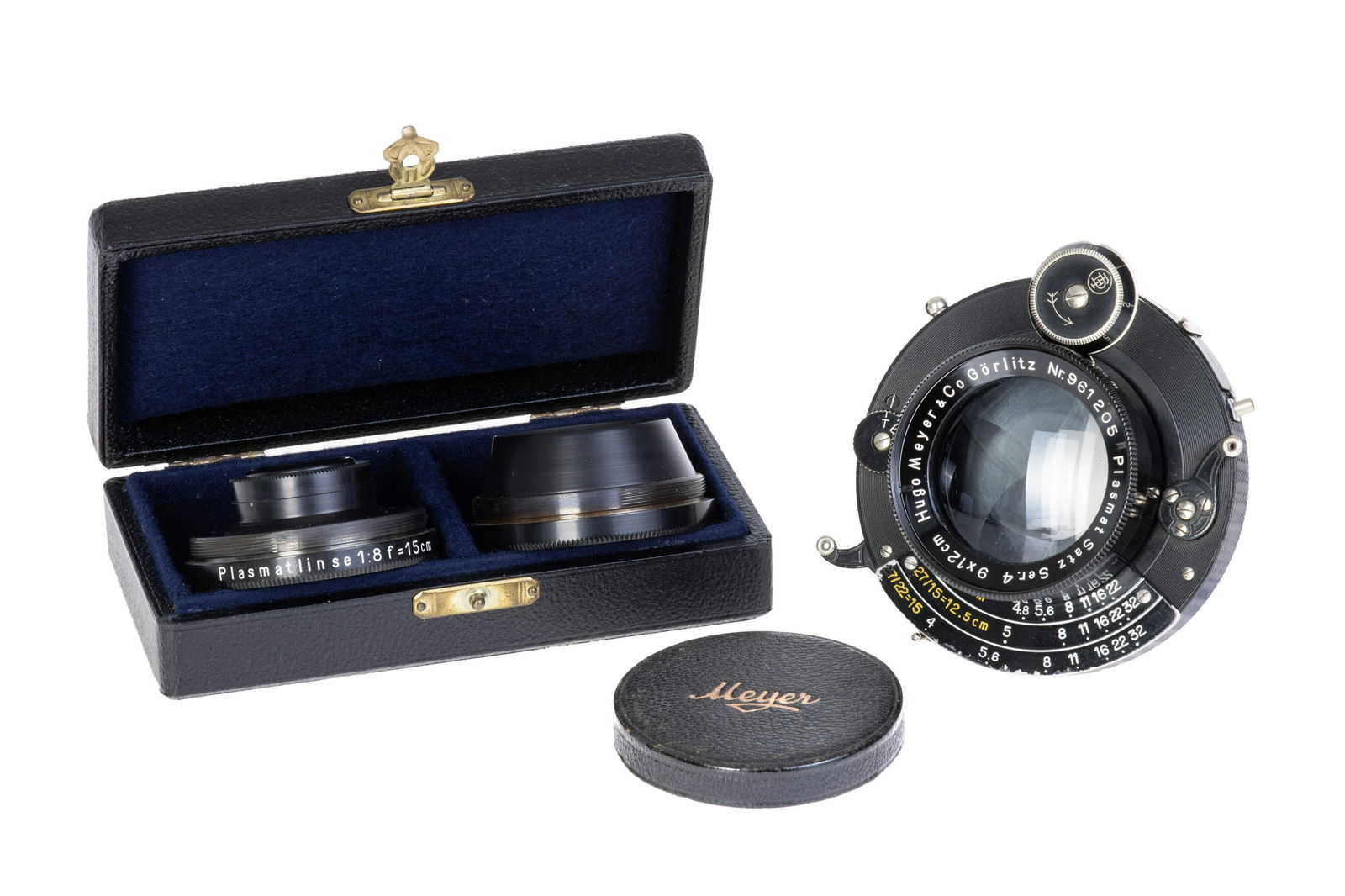 A Hugo Meyer Gorlitz Plasmat Satz Ser.4 9x12cm Lens Set (1 of 1)