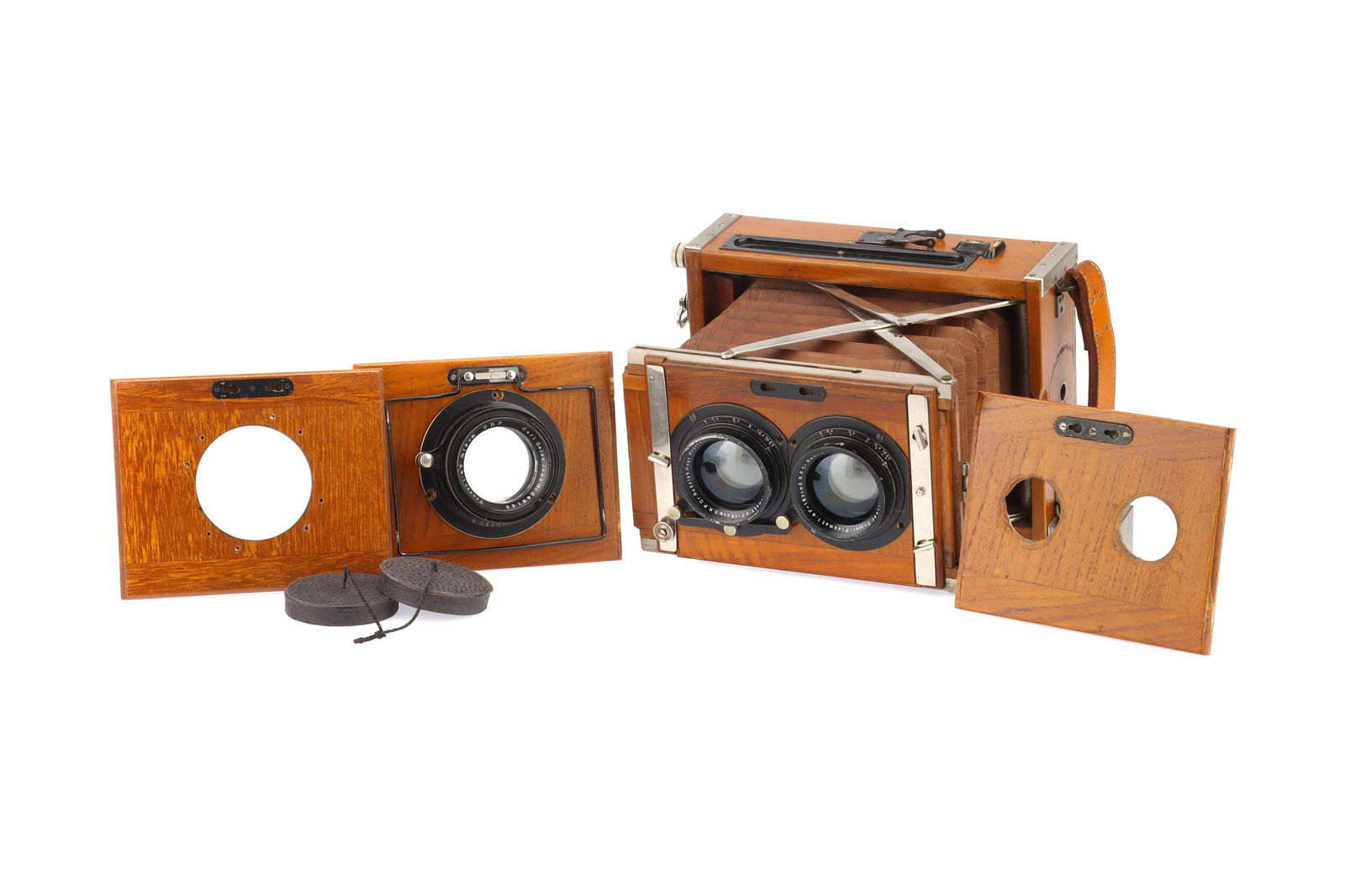 A Contessa-Nettel Deckrullo Nettel Tropen Folding Strut Stereo Camera Outfit, (1 of 1)