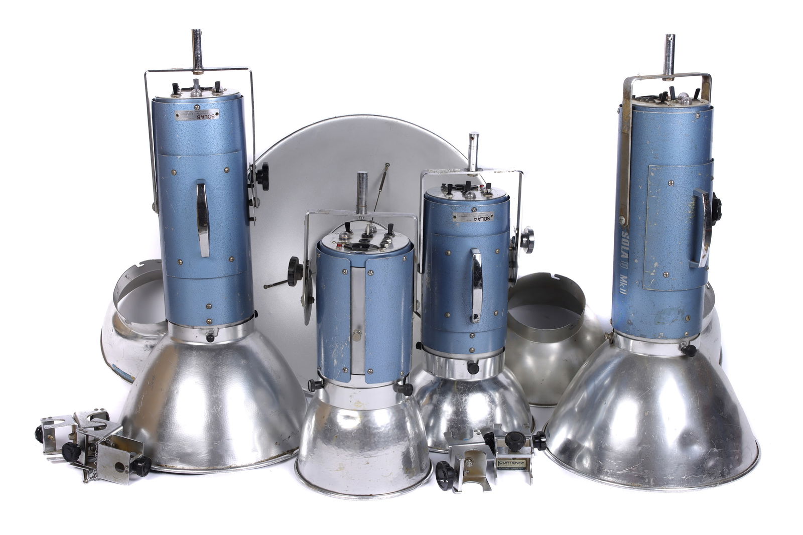 A Four Head Courtenay Studio Strobe Flash Outfit, (1 of 1)