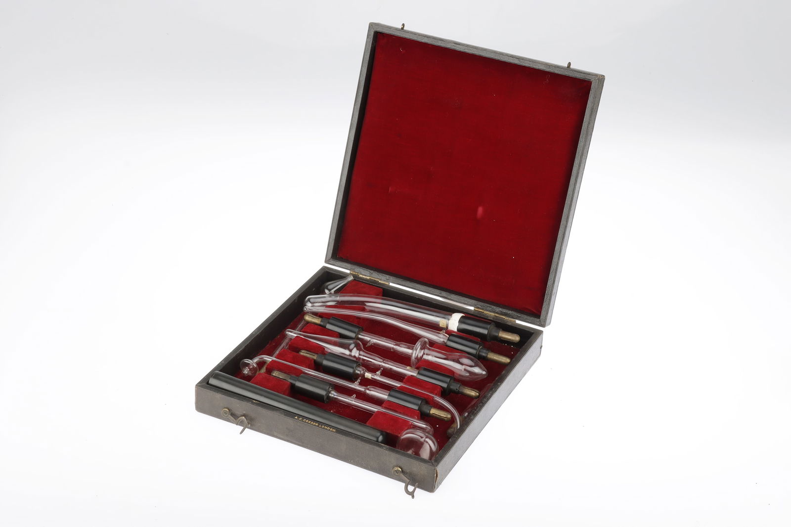 A Set of High Frequency Glass Electromedical Electrodes, (1 of 1)