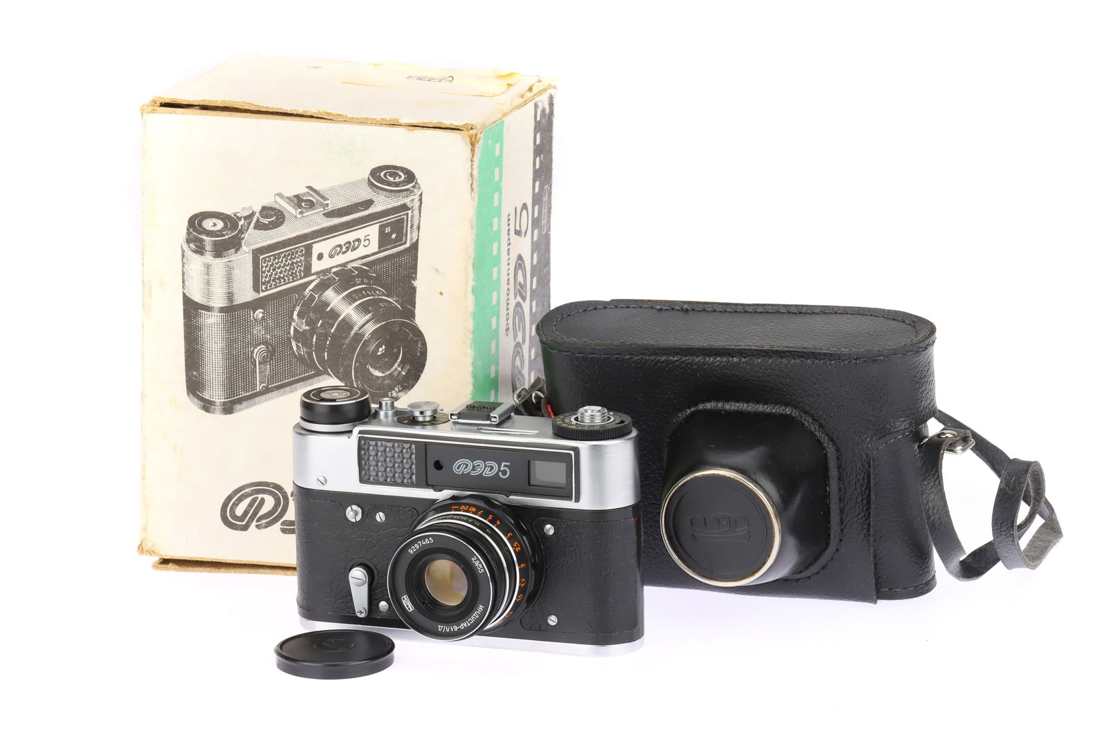 A FED 5 35mm Rangefinder Camera, (1 of 1)