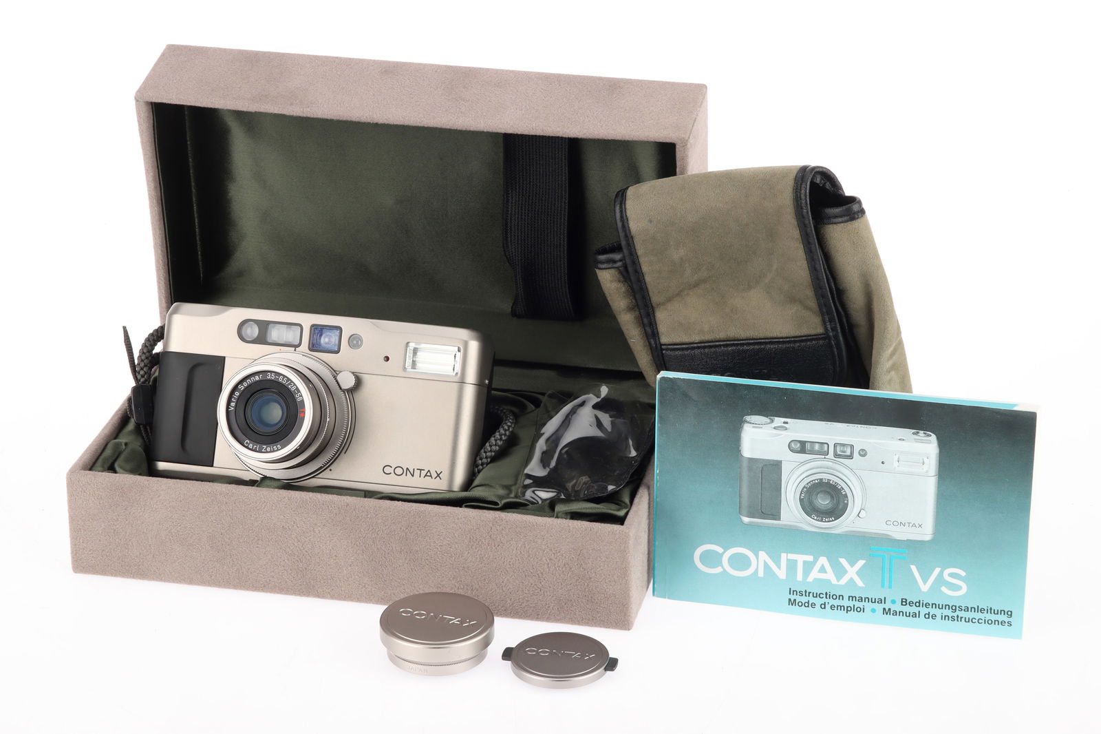 A Contax TVS 35mm Compact Camera, (1 of 1)
